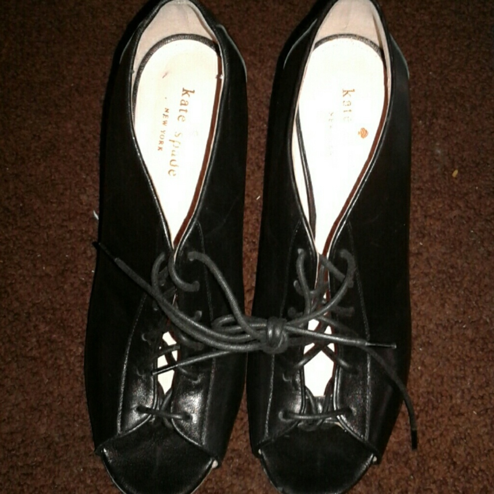 Authentic Kate Spade chunky heels.